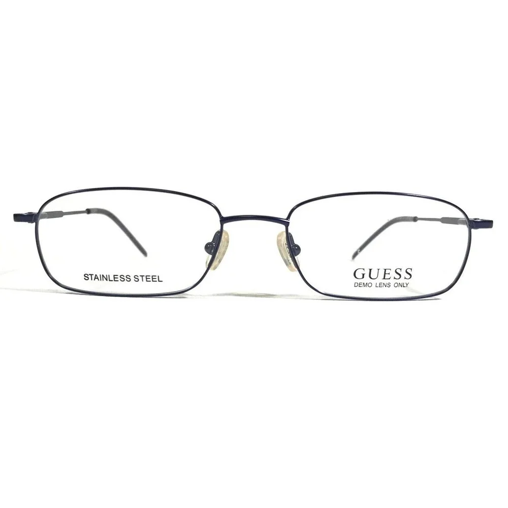 Guess Eyeglasses Frames GU1388 NV Navy Blue Rectangular Full Rim 51-17-145